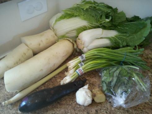 Asian Themed veggie pack - 9/24/2011