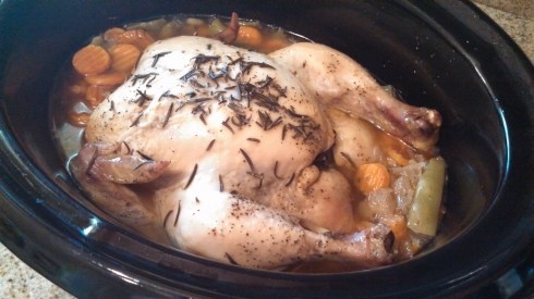 Slow Cooker Whole Chicken