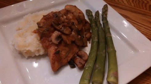 Rosemary Garlic Chicken with Mushrooms