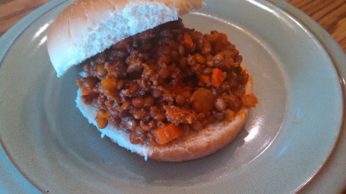 Sloppy Joes with Ground Beef and Lentils