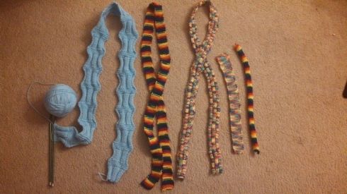 My first scarves