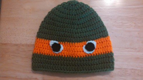 Front of Ninja Turtle Hat