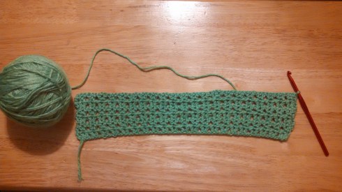 Start of the blanket